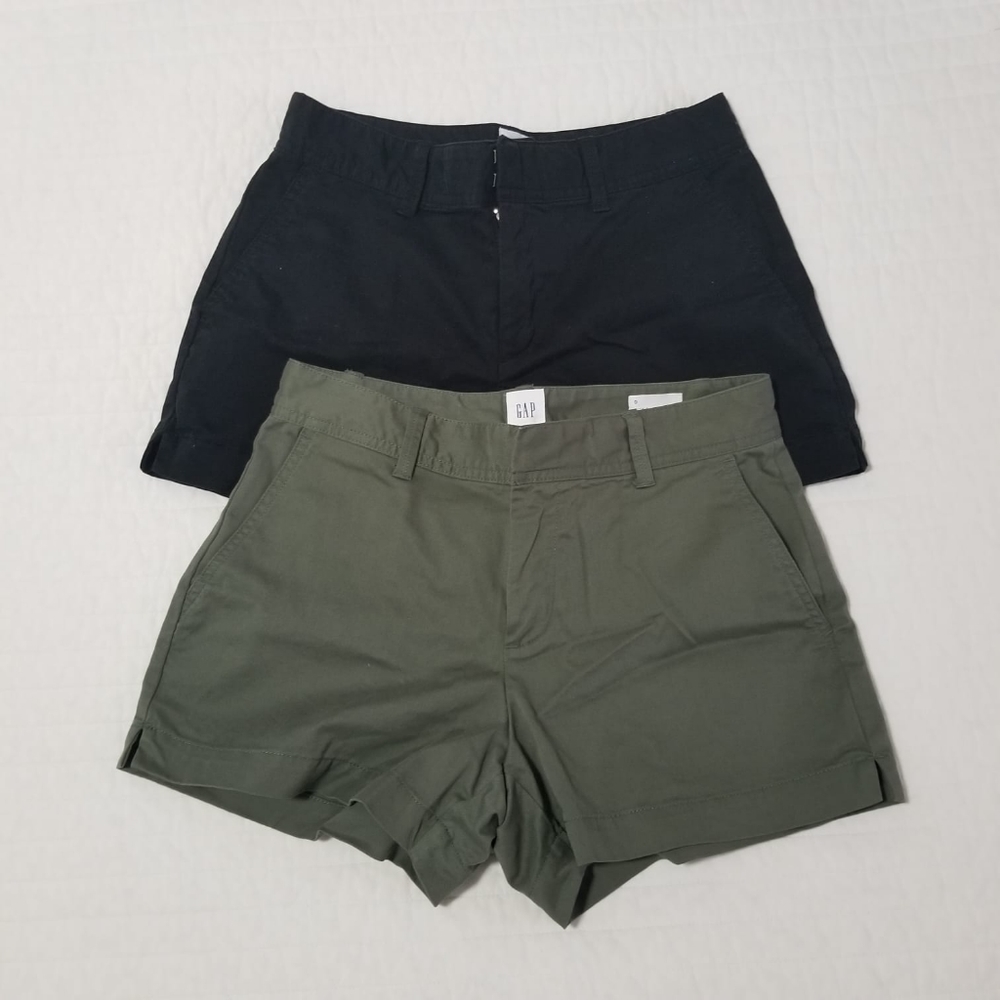 GAP 3" Khaki City Shorts Size 0